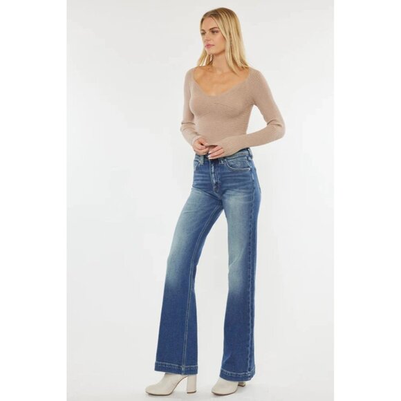 KanCan Blue Flare & Wide Leg Jeans - Picture 14 of 14